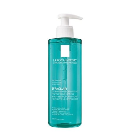 La Roche-Posay Effaclar Gel Purifiant Micro-Peeling Peau Grasse Acnéique | 400ml