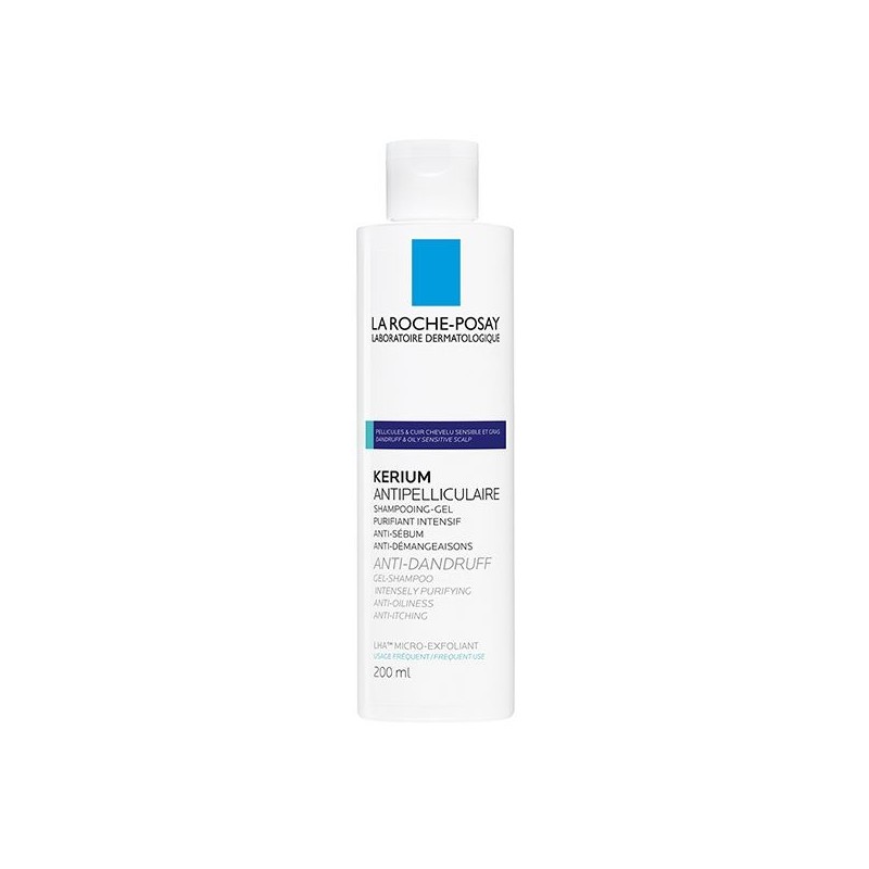 La Roche-Posay Kerium Shampoing Antipelliculaire Pellicules Grasses | 200ml