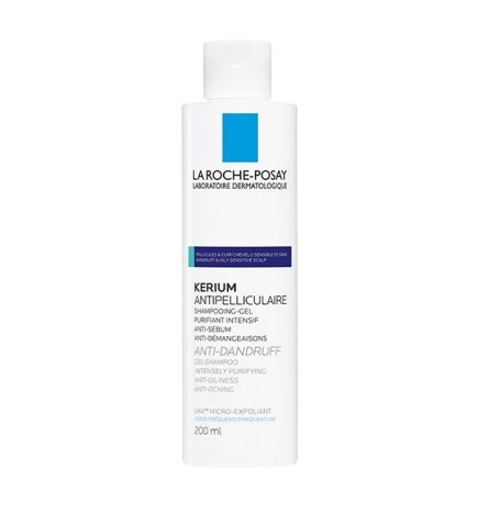 La Roche-Posay Kerium Shampoing Antipelliculaire Pellicules Grasses | 200ml