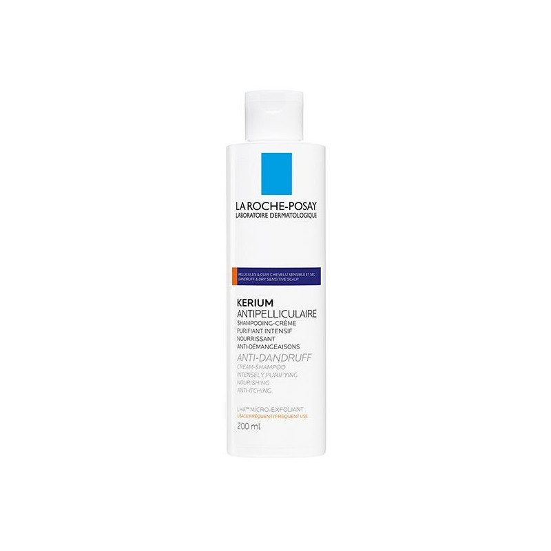La Roche-Posay Kerium Shampoing Antipelliculaire Pellicules Sèches | 200ml