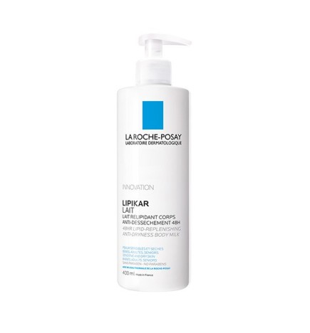 La Roche-Posay Lipikar Lait Anti-Dessèchement Peau Sèche et Sensible | 400ml