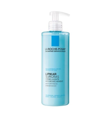 La Roche-Posay Lipikar Surgras Crème Lavante Peau Sensible et Sèche | 400ml