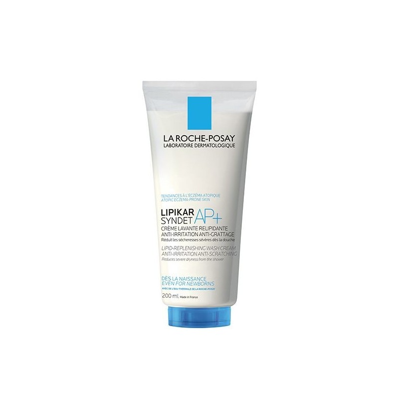 La Roche-Posay Lipikar Syndet AP+ Crème Lavante Peau Sèche et Eczéma Atopique| 200ml