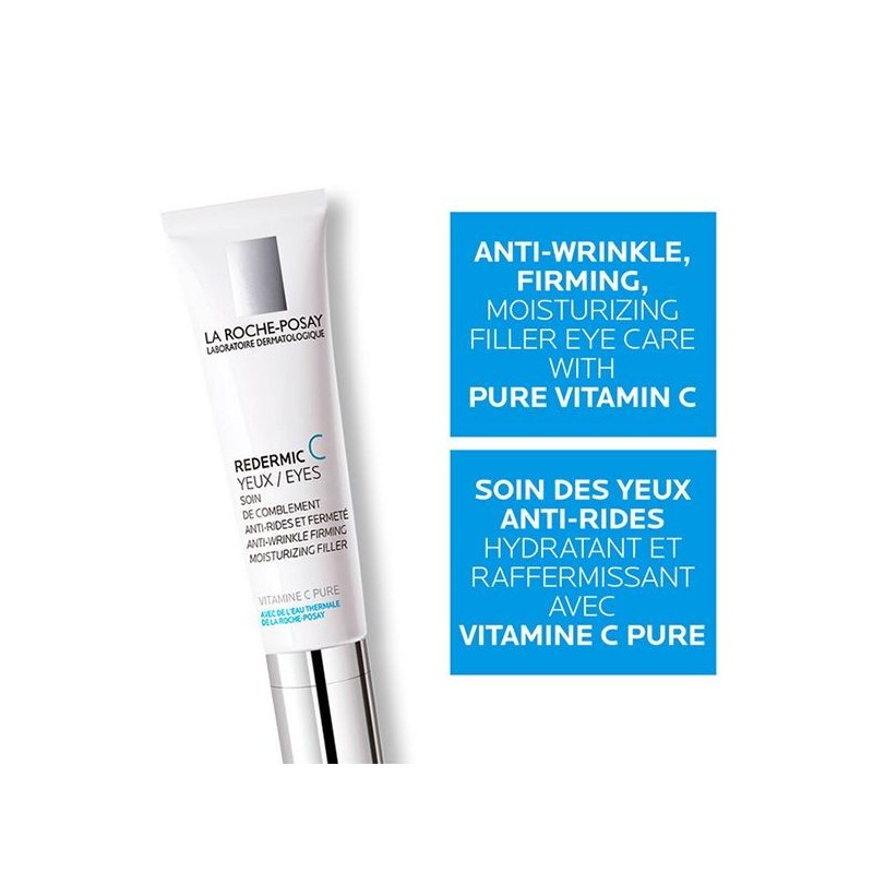 La Roche-Posay Redermic C Yeux Soin Anti-Rides Peau Sensible | 15ml