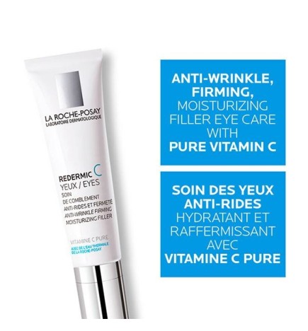 La Roche-Posay Redermic C Yeux Soin Anti-Rides Peau Sensible | 15ml