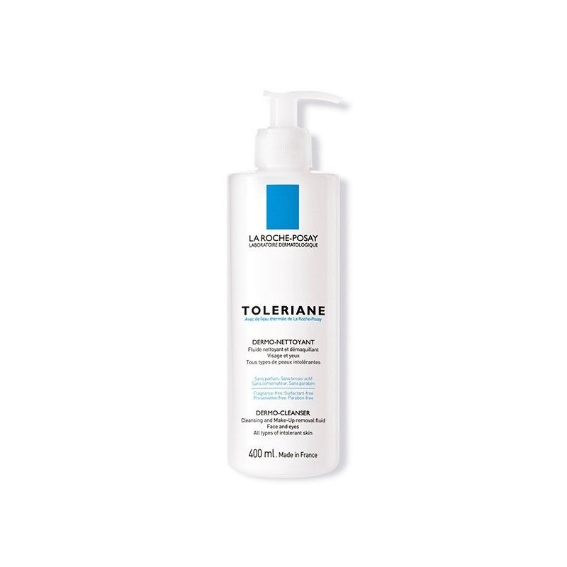 La Roche-Posay Toleriane Dermo-Nettoyant Fluide Démaquillant Peau Intolérante | 400ml