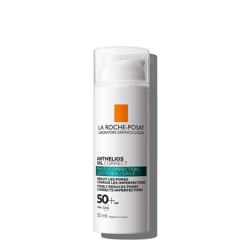 La-Roche-Posay ANTHELIOS OIL CORRECT | Peau grasse à imperfections | 50ml