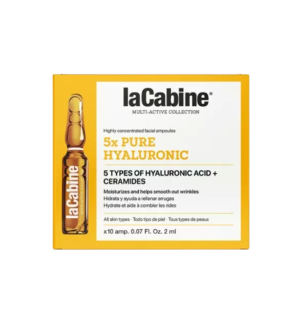 LaCabine 5x Pure Hyaluronic Ampoule 10 x 2ml