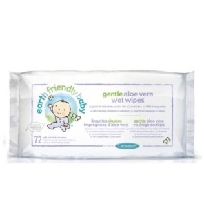 Lansinoh Lingettes Aloe Vera Biodégradables 72 Pièces