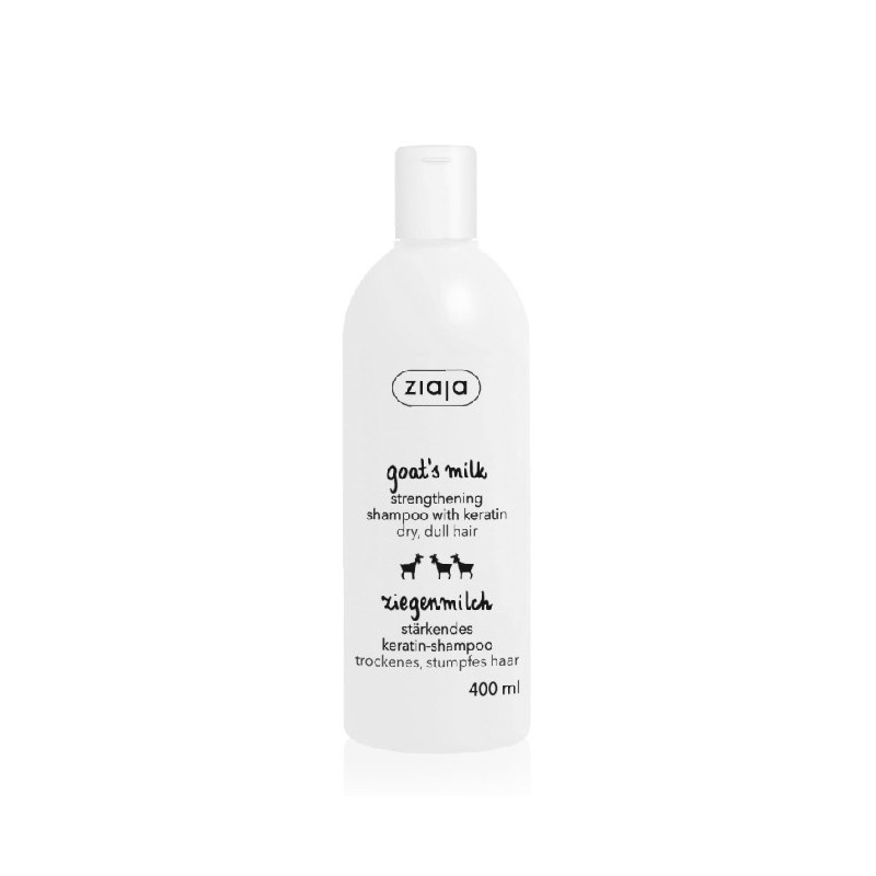 Ziaja Goats Milk Shampoing A La Keratine 400ml