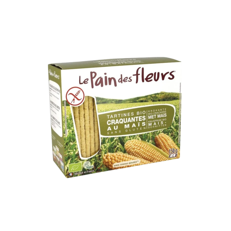 LE PAIN DES FLEURS TARTINE CRAQUENTE MAïS RIZ150G