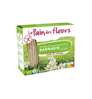 Le Pain des Fleurs Tartines Craquantes au Sarrasin Bio sans Gluten 100 gF