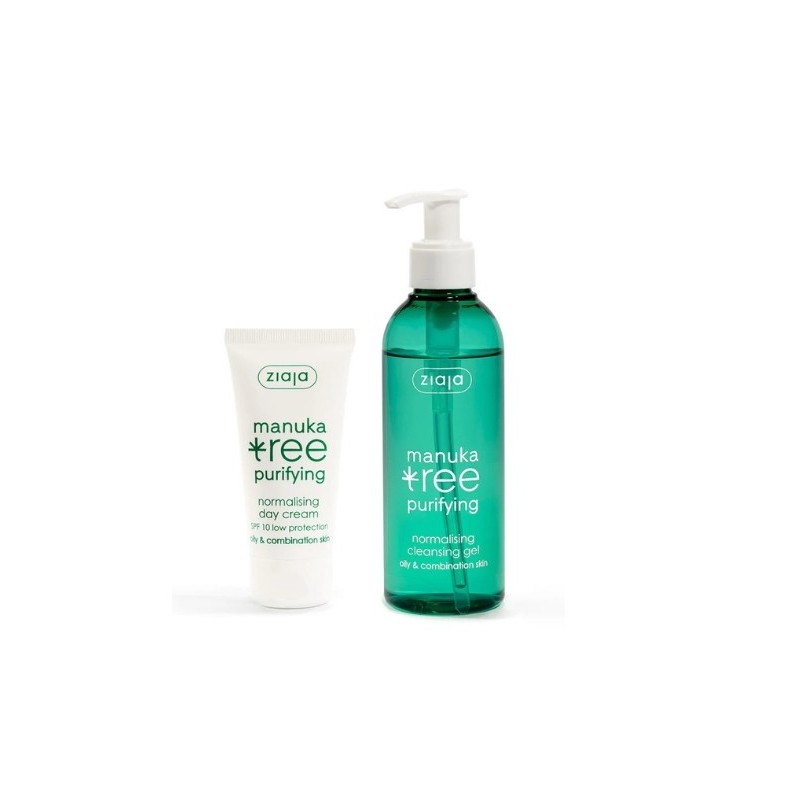 Ziaja Manuka Tree Creme de jour 50ml + Gel Purifiant 200ml