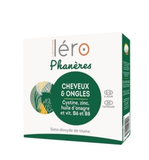 Léro Phanères Ongles Cassants & Chute de Cheveux – 30 Capsules