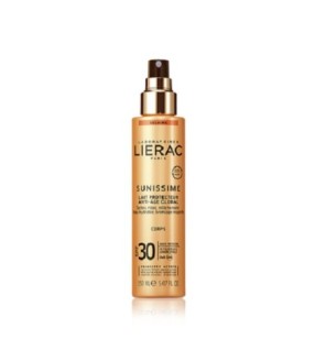 LIERAC SUNISSIME LAIT PROTECTEUR SPF30 Anti-âge Global Corps 150ml