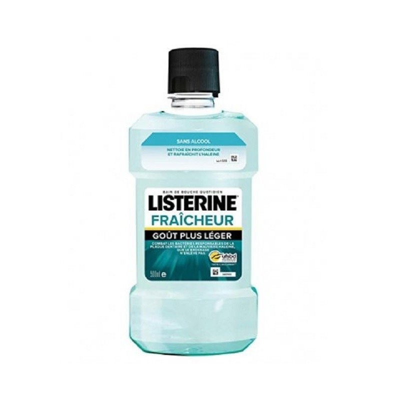 LISTERINE BAIN DE BOUCHE FRAICHEUR SANS ALCOOL 250ML