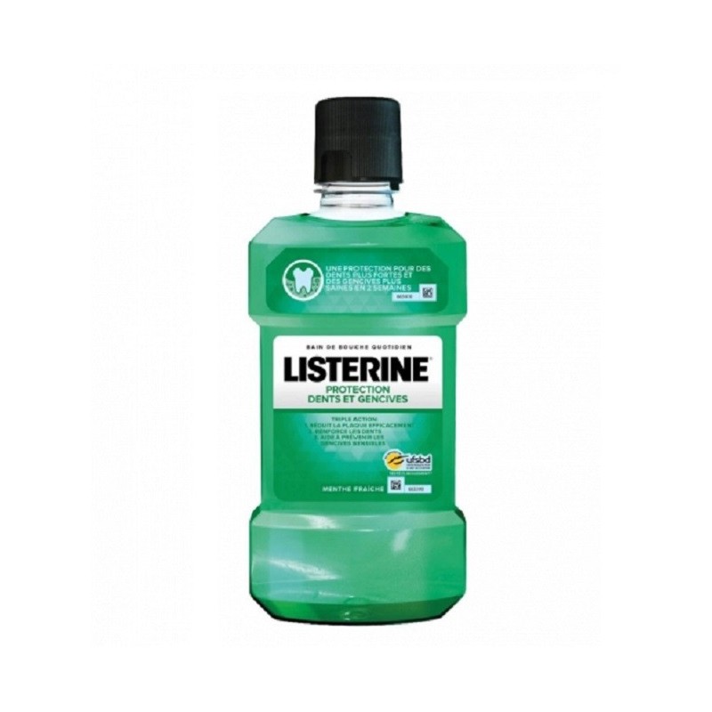 LISTERINE BAIN DE BOUCHE PROTECTION DENTS ET GENCIVES 250ML
