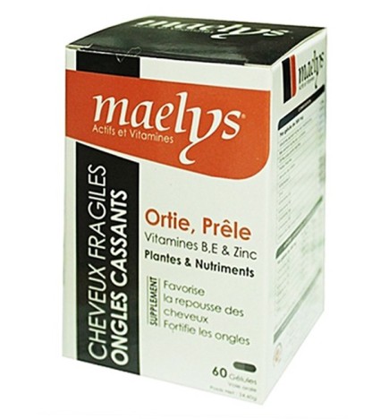 Maelys Ortie Prêle Vitamines B E et Zinc – 60 Gélules