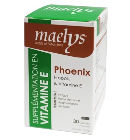 Maelys Phoenix Propolis et Vitamine E – 30 Gélules