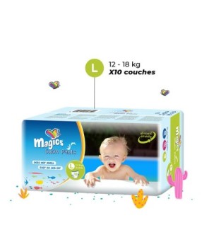 Magics Culottes de bain – Taille M 9-15kg – Sachet de11 Pièces