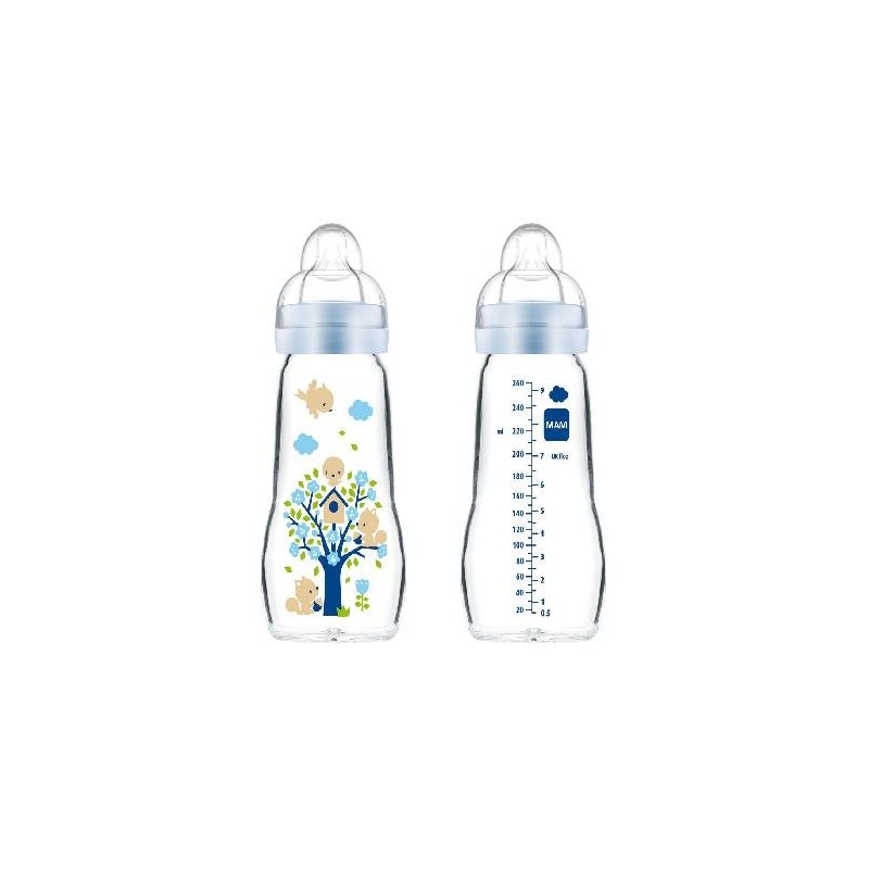 Mam Baby Biberon en verre +2m 260ml