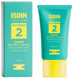 ISDIN Acniben 2 Contrôle Brillance et Boutons 40ml