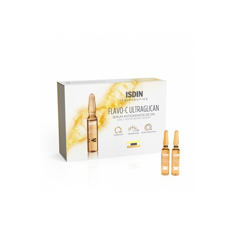 Isdin Flavo-C ultragilican serum antioxydant jour 30 Ampoules*2ml