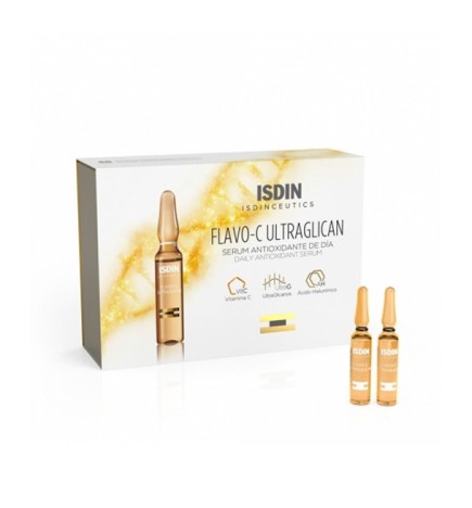 Isdin Flavo-C ultragilican serum antioxydant jour 30 Ampoules*2ml