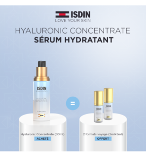 Isdin Glicuisdin Hyaluronic Concentrate Serum 30ml  égal  2 Formats Voyage Offerts