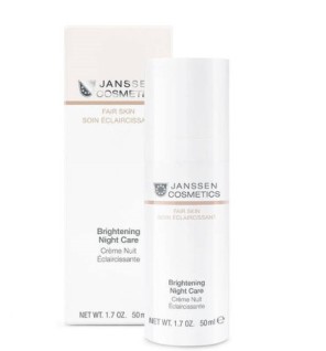 Janssen Cosmetics Créme Nuit éclaircissant 50ml