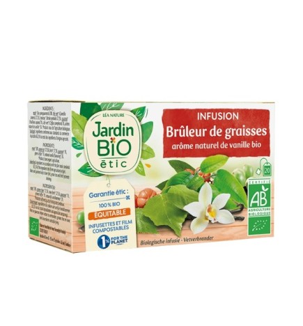 JARDIN BIO INFUSION BRULEUR DE GRAISSES 20 SACHET