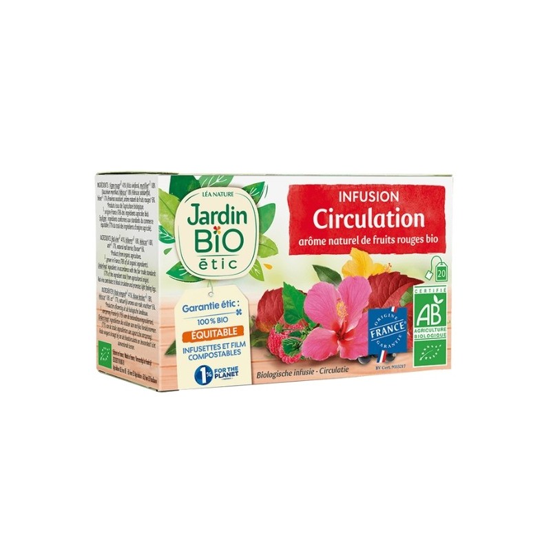 JARDIN BIO INFUSION CIRCULATION SANGUINE 20 SACHET