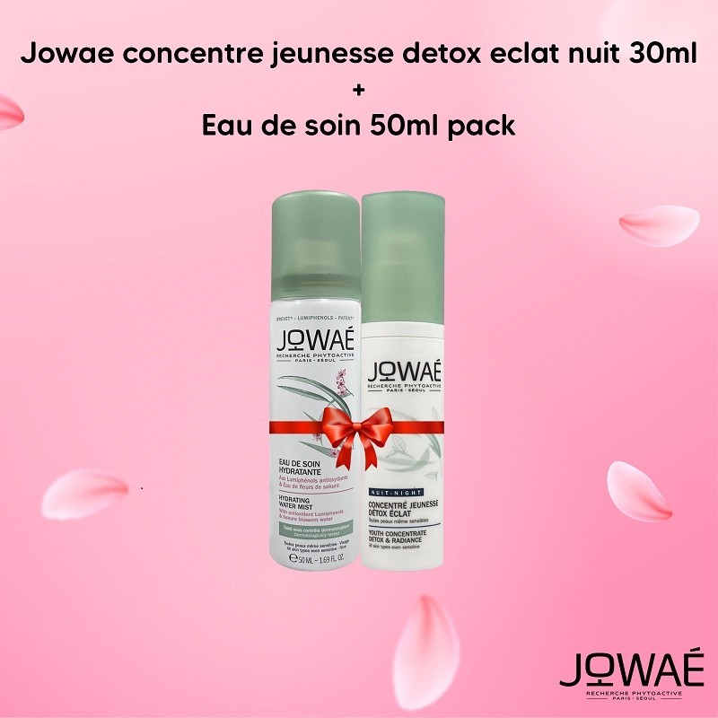 Jowaé Nuit Concentré Jeunesse Détox Éclat – 30 ml