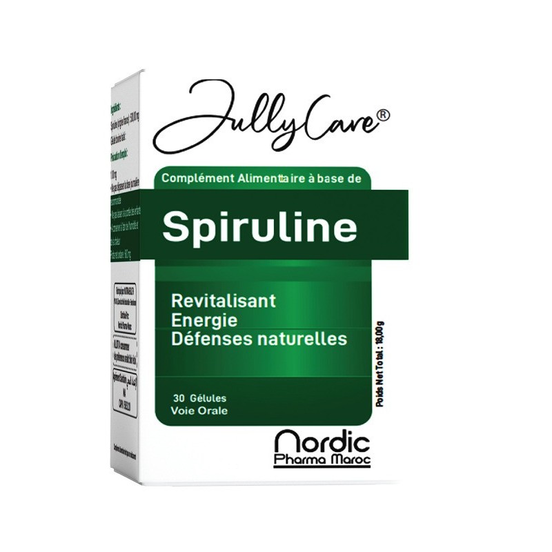 JULLYCARE SPIRULINE BIO 30 Gélules