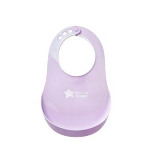 Tommee Tippee Bavoir avec Fermoir Réglable Mauve