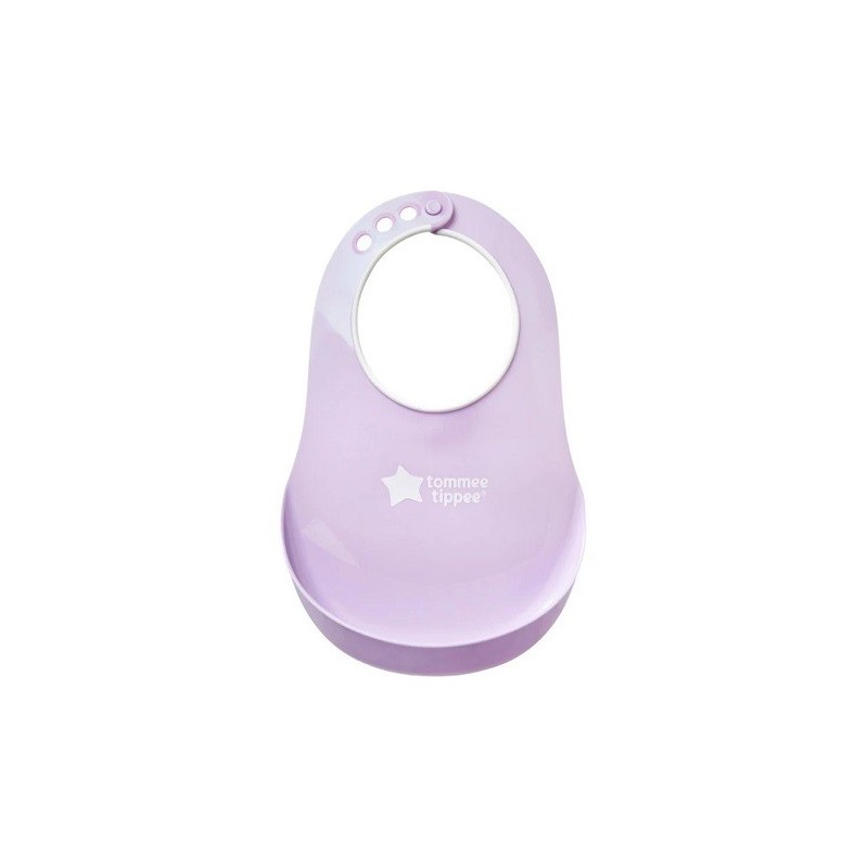 Tommee Tippee Bavoir avec Fermoir Réglable Mauve