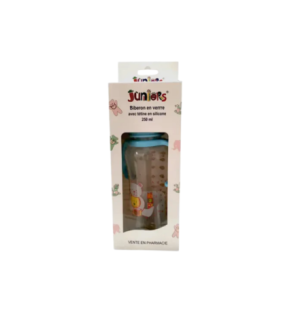 Juniors biberon en verre simple 240ml