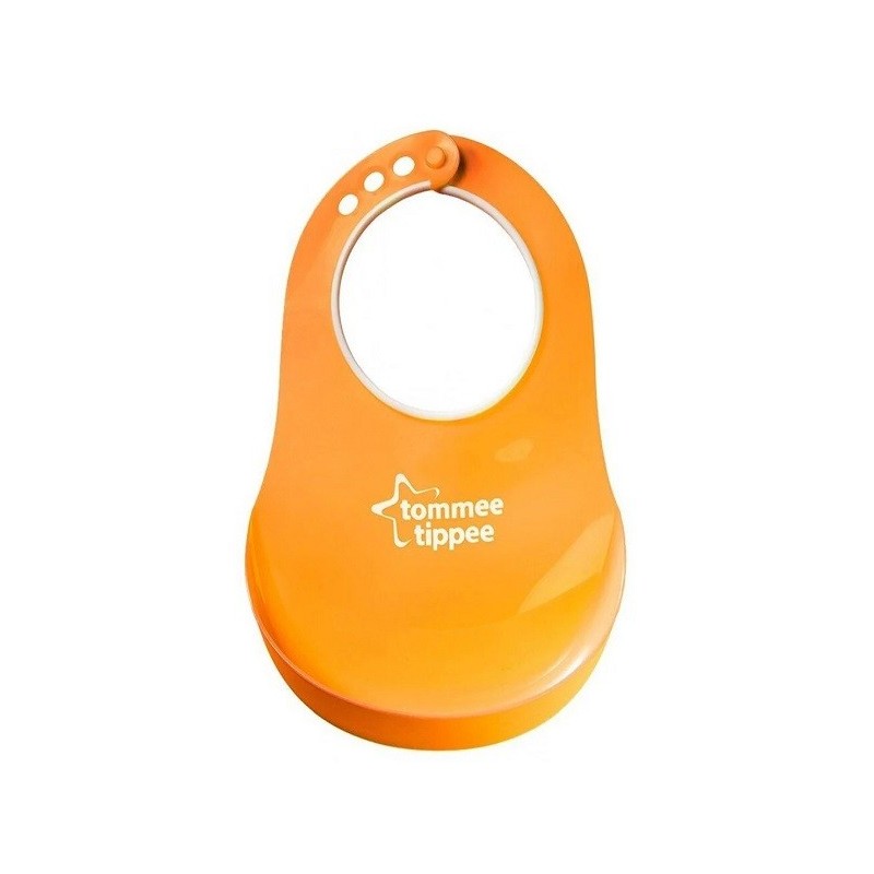 Tommee Tippee Bavoir avec Fermoir Réglable Orange