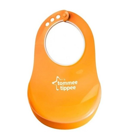 Tommee Tippee Bavoir avec Fermoir Réglable Orange