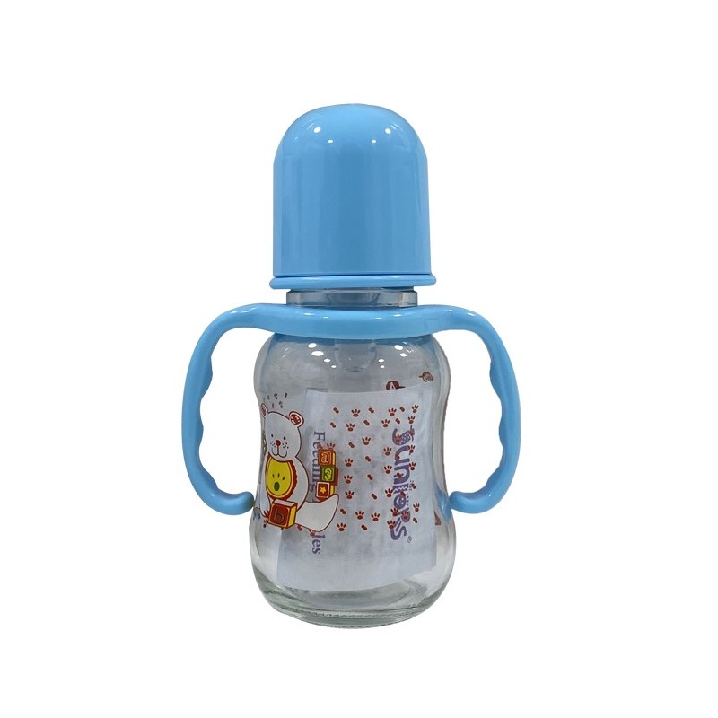 Juniors biberons en verre+poignet PM 125ml