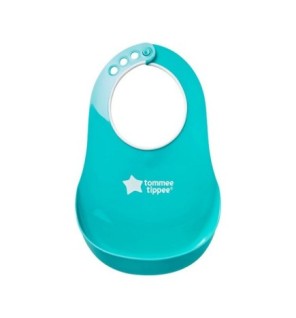 Tommee Tippee Bavoir avec Fermoir Réglable Turquoise