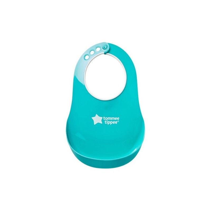 Tommee Tippee Bavoir avec Fermoir Réglable Turquoise