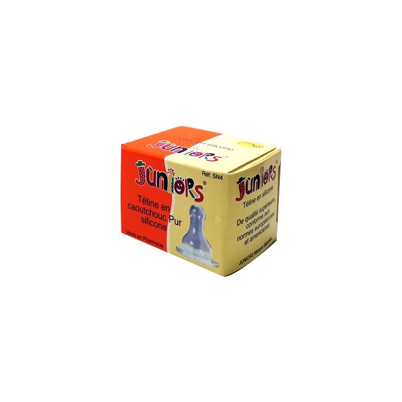Juniors tetine en silicone  simple 2age
