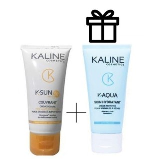 Kaline Ecran Couvrant 50+ k-aqua Soin Hydratant pack