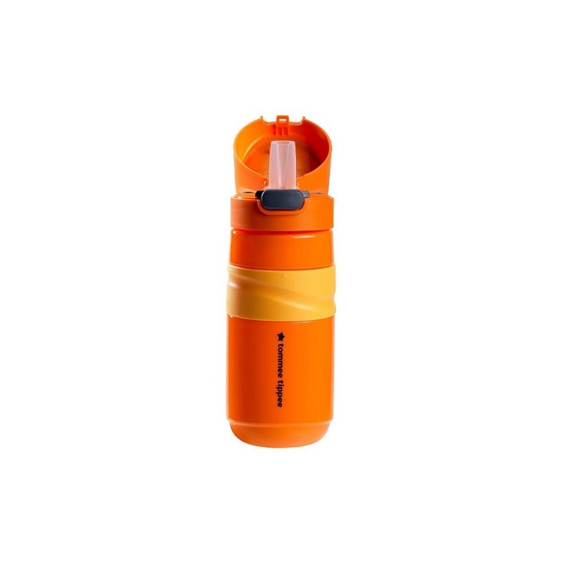 Tommee Tippee Gourde Anti-Fuite avec Paille 500ml – Orange