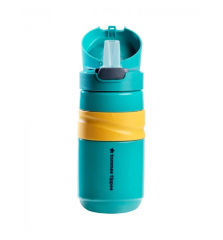 Tommee Tippee Gourde Anti-Fuite avec Paille 500ml – Turquoise
