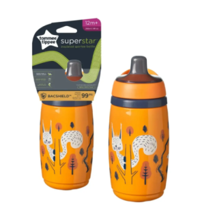 Tommee Tippee Gourde isotherme +12m 266ml Orange