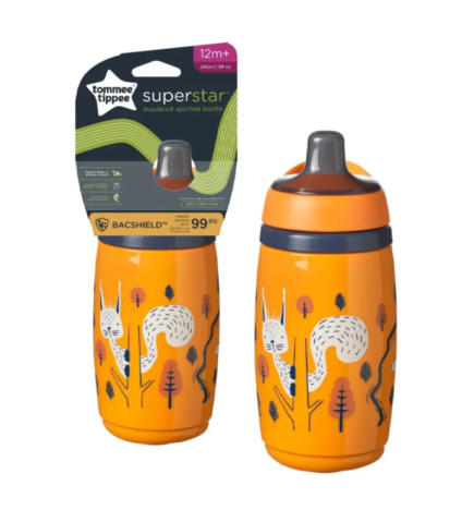 Tommee Tippee Gourde isotherme +12m 266ml Orange