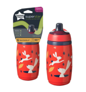 Tommee Tippee Gourde isotherme +12m 266ml Rouge