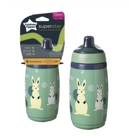 Tommee Tippee Gourde isotherme +12m 266ml Vert